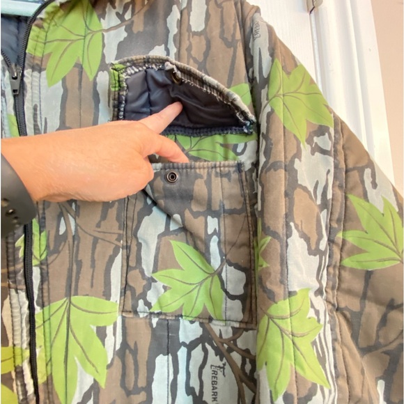 Rare Vintage REBARK Camo Insulated Coveralls, Quilted, Size: XL, Unisex - Picture 3 of 16